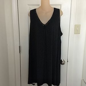 George Black w/White Polka Dots Night Gown